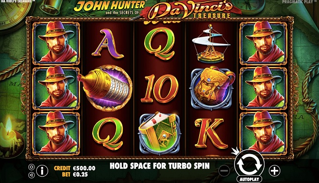 da vinci's treasure pragmatic play