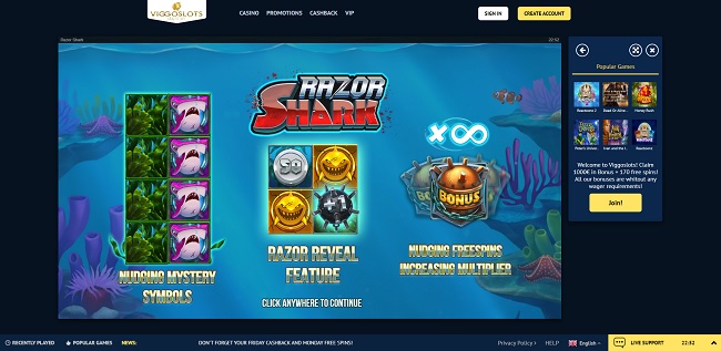 viggoslots single game page