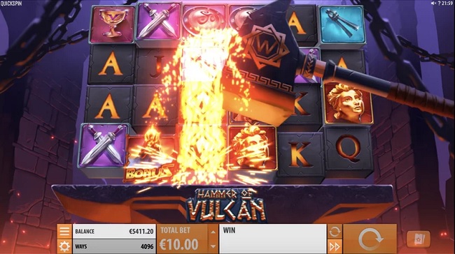 hammer of vulcan quickspin