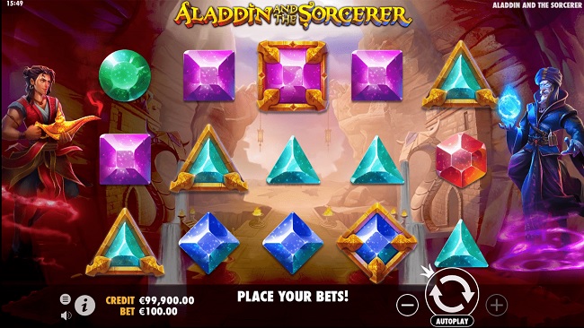 aladdin and the sorcerer pragmatic play