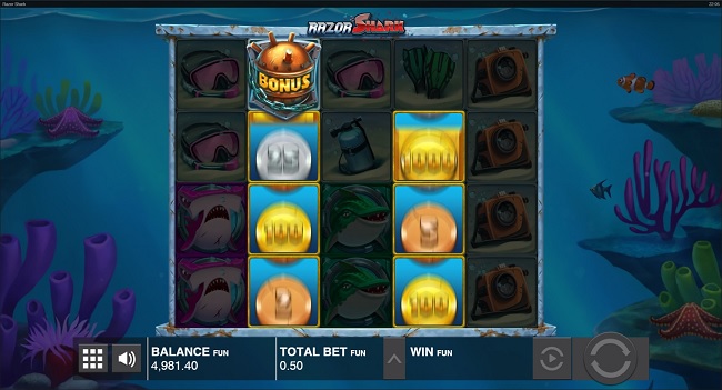 razor shark push gaming