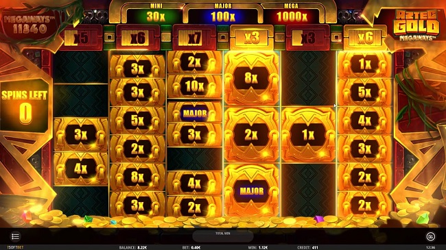 aztec gold megaways isoftbet
