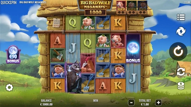 big bad wolf megaways quickspin