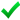 green checkmark