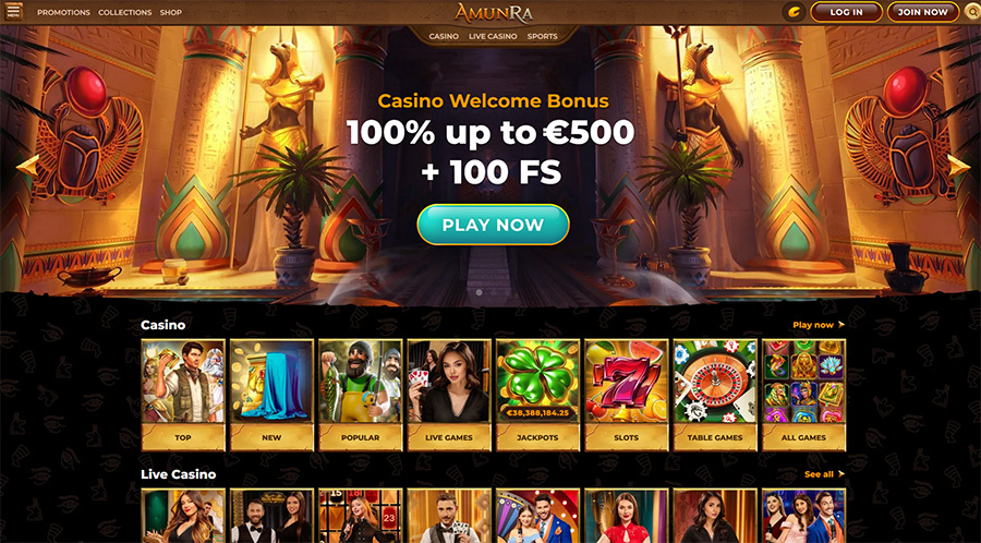 home page amunra
