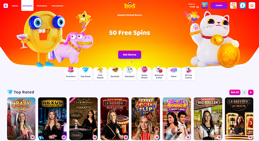 live casino 7Signs