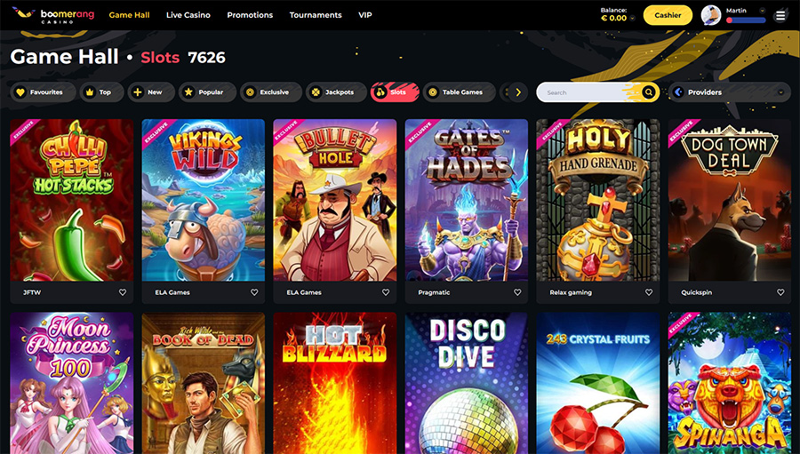 slots boomerang