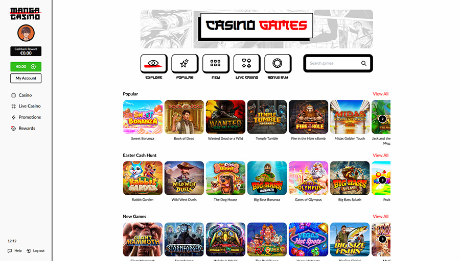 Slots Manga Casino