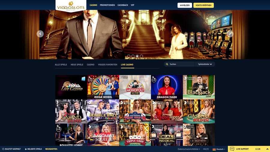 Live casino Viggoslots DE