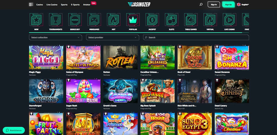 Slots Casinozer DE