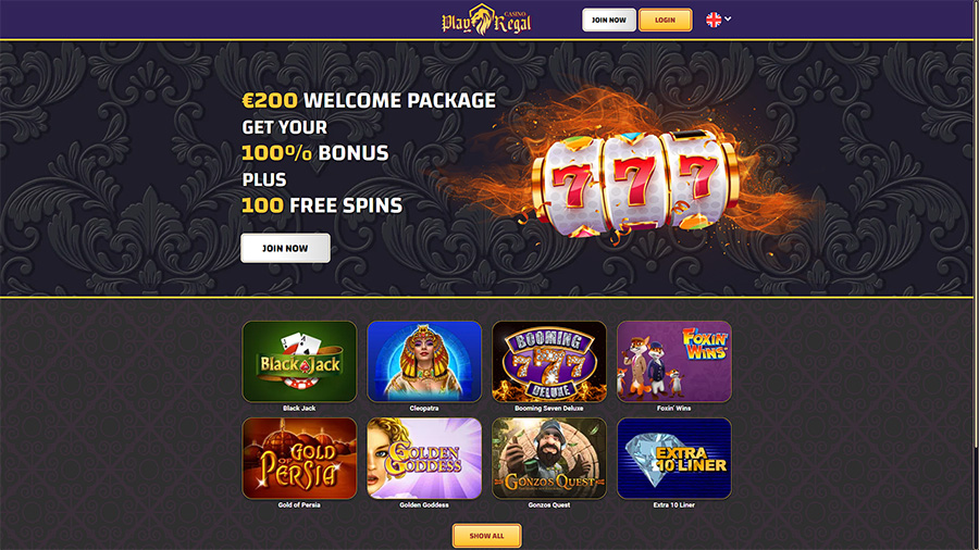 Home page Play Regal Casino