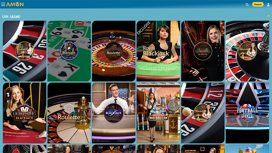 Live Casino Amon Casino