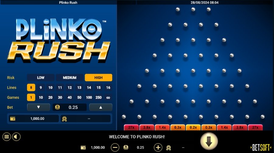 Plinko Rush Betsoft
