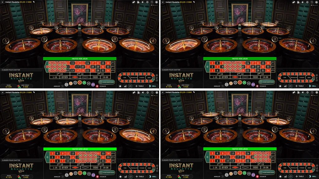 instant roulette evolution gaming