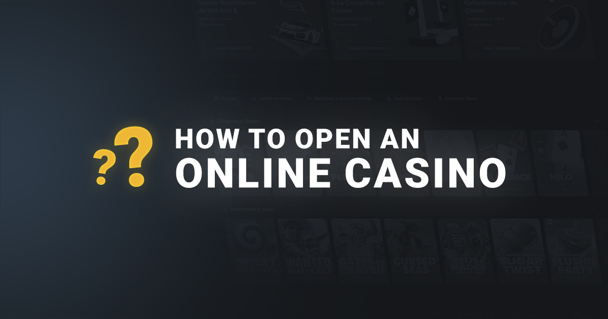 Banner how to open an online casino