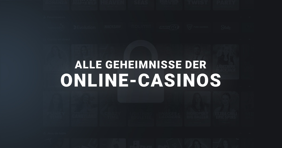 Banner Geheimnisse, die Online-Casinos nicht preisgeben wollen