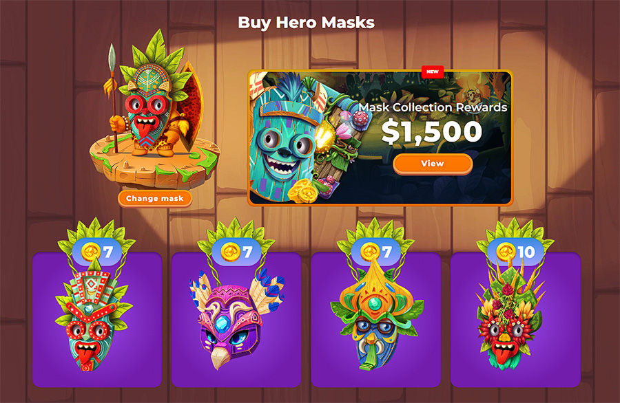 buy hero mask wazamba