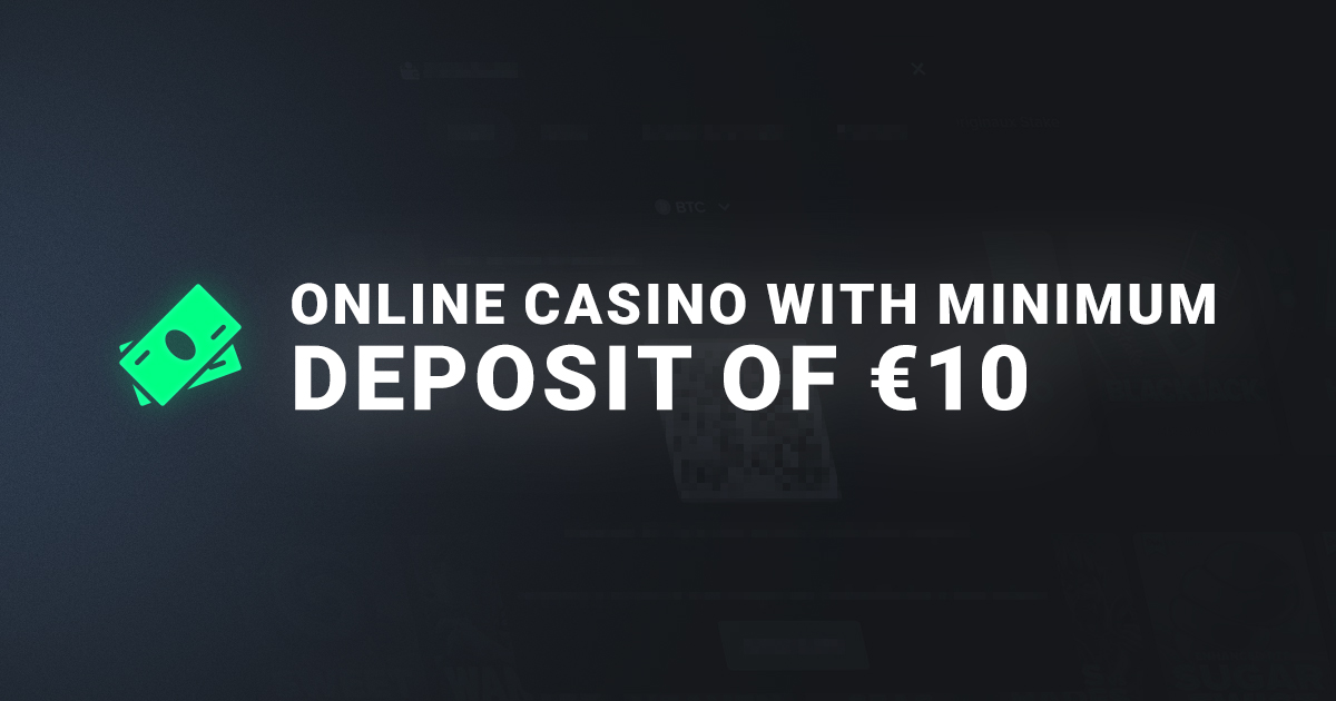 Banner casino with minimum deposit of €10