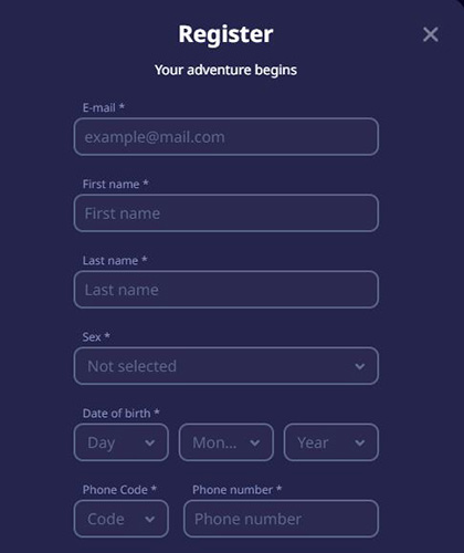 PlanetSpin Register