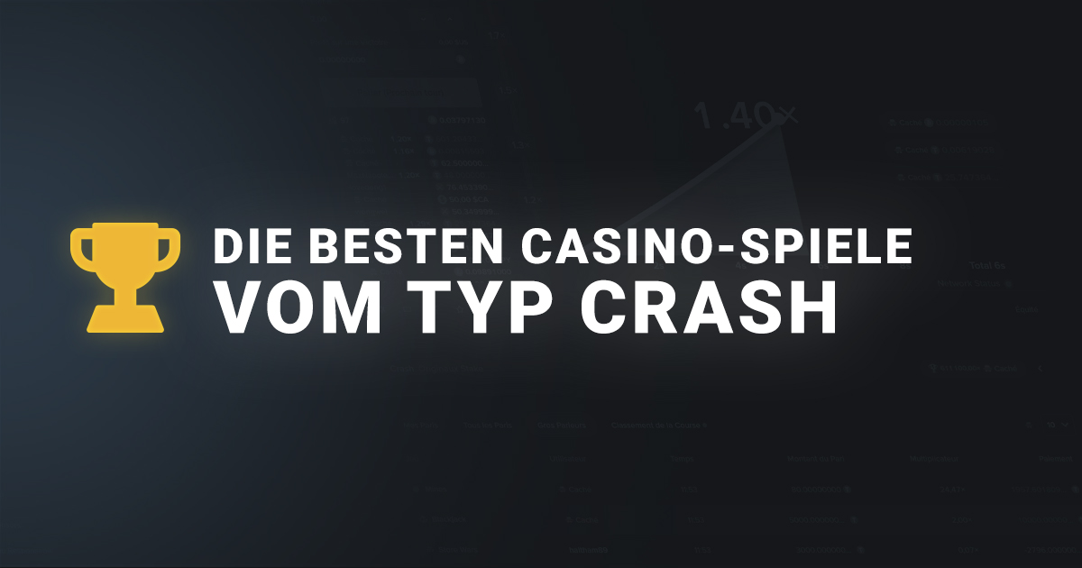 Banner Die Besten Casino-Spiele vom typ Crash