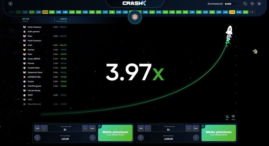 Crash X von Casinozer