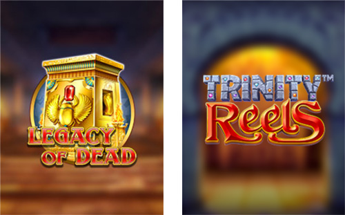 Spiel der Woche Freispiele für Legacy of Dead (Play'n Go) oder Trinity Reels (Betsoft) bei GoSlot Casino
