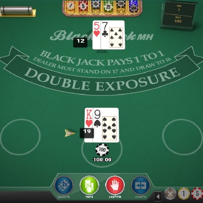 Spiele Blackjack Double Exposure
